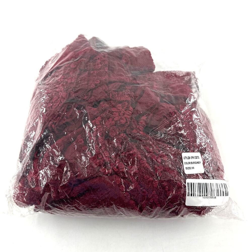 VICI Collection Women's Burgundy Alene Lace Maxi Skirt Size M - Picture 4 of 11